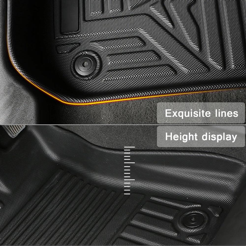 TPE Car Floor Mats for Honda CR-V 2017 -2019 2020 2021 2022 Waterproof Protective Rubber Car Pad Liner Auto Interior Accessories