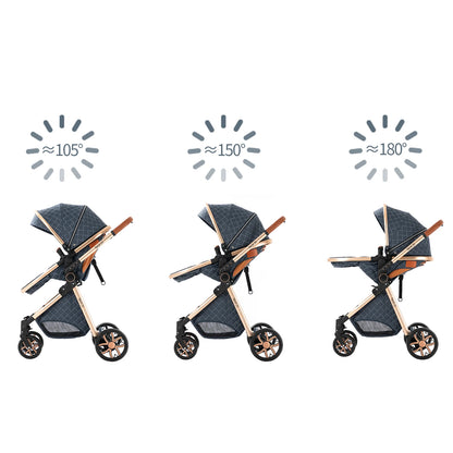 Baby Stroller 3 in 1 stroller lightweight strollers  Baby Carriage mutifunction strollers Baby newborn stroller mother kids