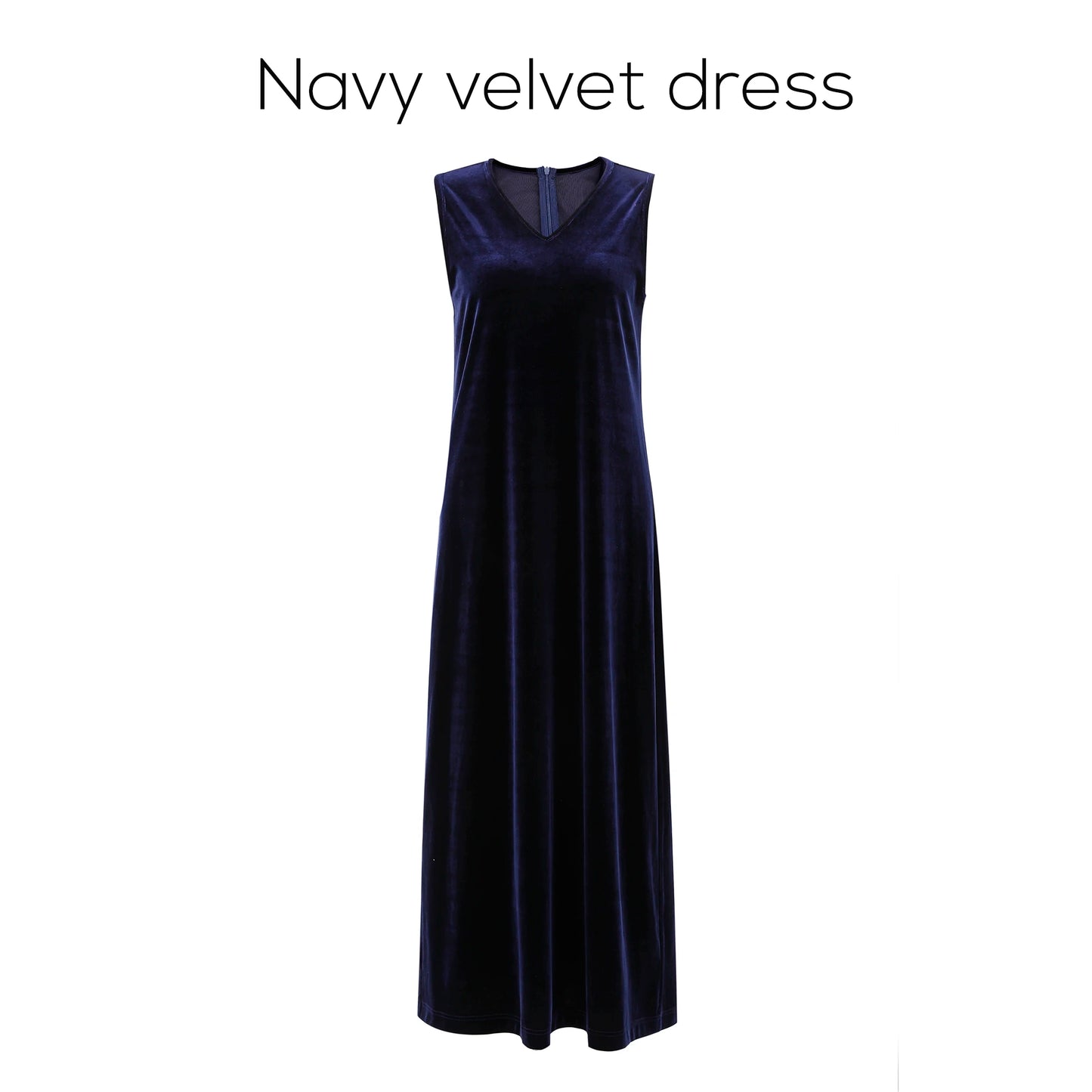 AP Women 2026 Autumn and Winter Modal Mesh Shirt and V Neck Velvet Maxi Dress High Quality