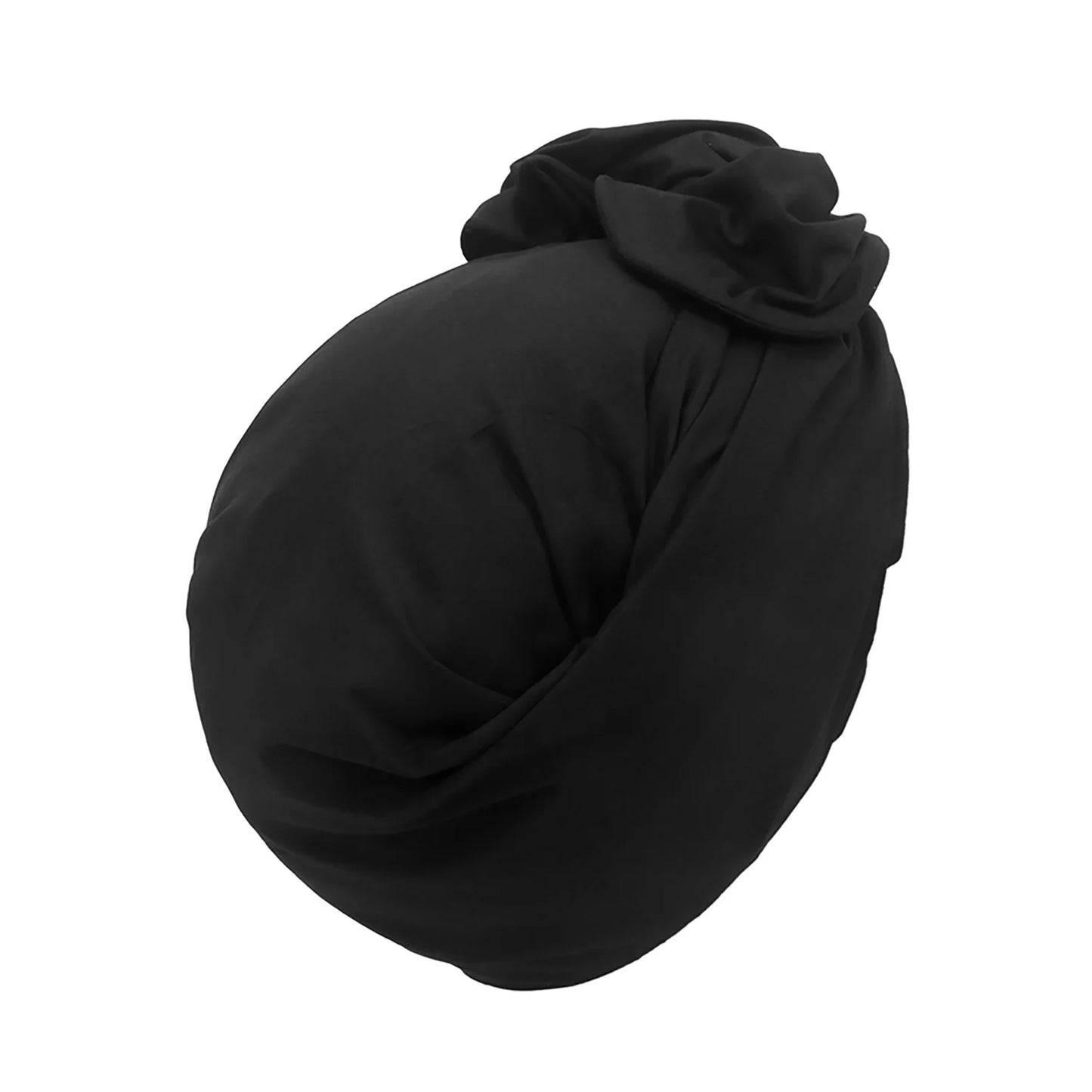 Woman Muslim Headscarf Cap Cotton Headband African Head Wraps Elegant Retro Turban for Ladies Beanies Caps Muslim Headpiece
