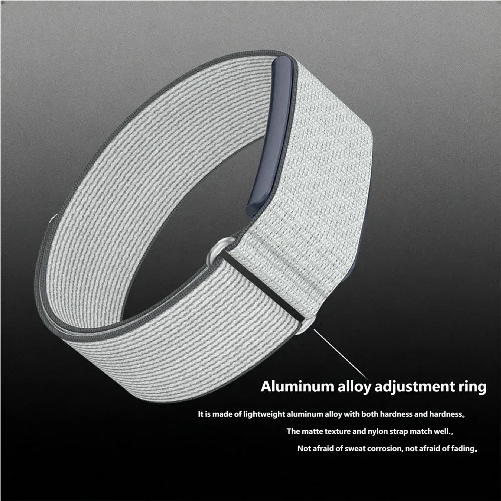 Adjustable Nylon Strap For Amazfit Helio Bicep/Wrist Band Breathable Sport Fitness Tracker Replacement Loop Accessories
