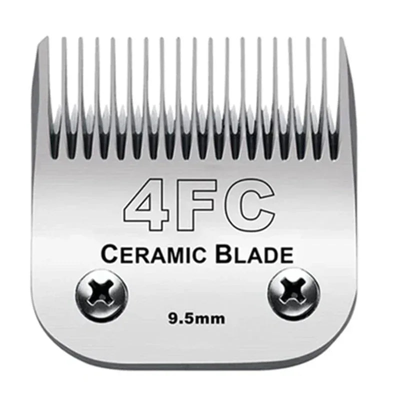 Pet Dog Cat Detachable Ceramic Blade Compatible with Andis,Oster A5 & 76,Wahl KM 10 Series Animals Grooming Clippers