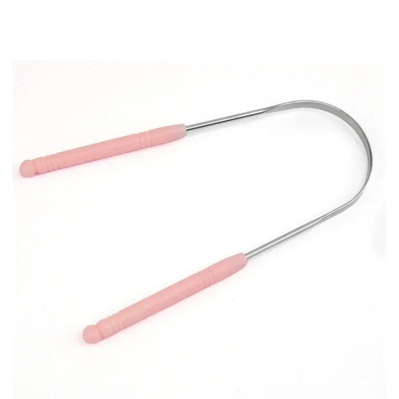 New Stainless Steel Tongue Scraper Oral Tongue Cleaner Brush Tongue Toothbrush Oral Hygiene High Quality Tounge Scraper