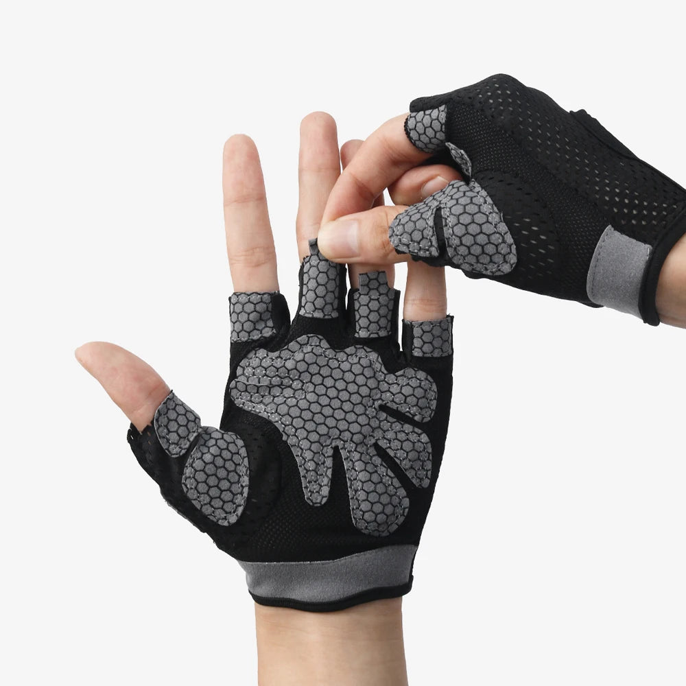 1Pair Workout Gloves Weight Lifting Gloves Palm Support Protection for Men Women,Exercise Gloves Sports for Training,Fitness,Gym