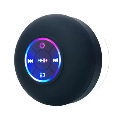 2025 Waterproof Wireless Led Bluetooth Speaker Large Suction Cup Bathroom Mini Portable Speakers Outdoor Sport Stereo Speakers