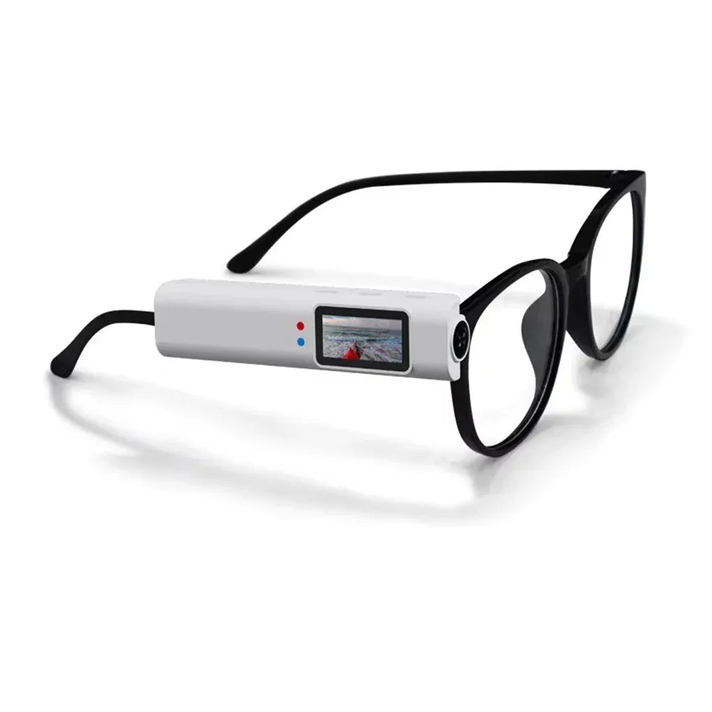 2.7K HD FPV Glasses Camera Wearable WiFi Video Camcorder 110°Wide Angle Lens Anti-shake 0.96" APP Control FPV Camera