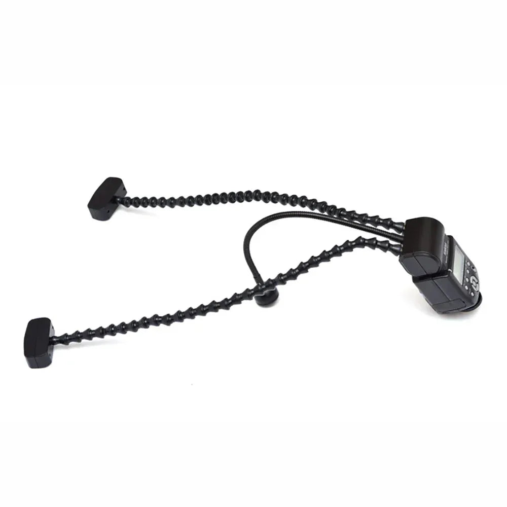 K808 Camera Flash Macro Light Flexible Macro LED Speedlight with Dual Flash Light Universal Flash for DSLR Sony Nikon Canon