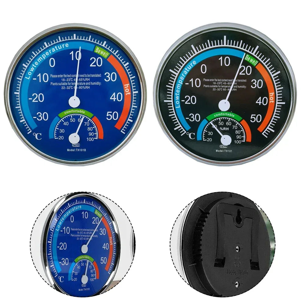 Thermometer Hygrometer for Thermo Analogue Humidity Room climate Control Inside