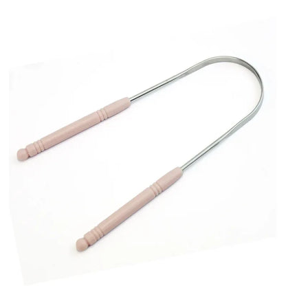 New Stainless Steel Tongue Scraper Oral Tongue Cleaner Brush Tongue Toothbrush Oral Hygiene High Quality Tounge Scraper