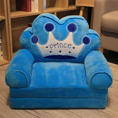 Sofas Children Sofa Cute Cartoon Lazy Folding Small Sofa Bed Girl Princess Baby Toddler Dual-purpose Child Seat All sofas