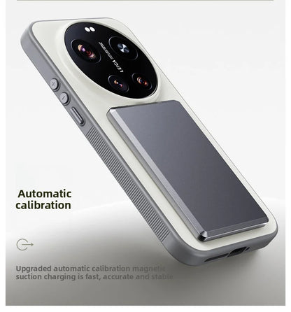 For Xiaomi Mi 17 Ultra Case Hard Silicone Skin Magnetic Wireless Charging Protective Back Cover For Xiaomi Mi 17 17Ultra hell