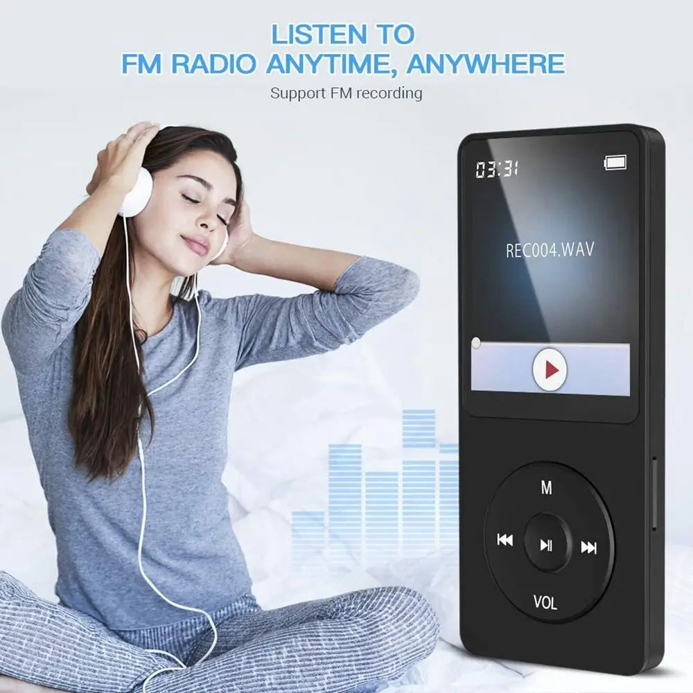 Bluetooth MP4 MP3 Lossless Music Player TFT LCD Display Walkman E-book Support TF Card Audio Recorder lossless sound MP3 player