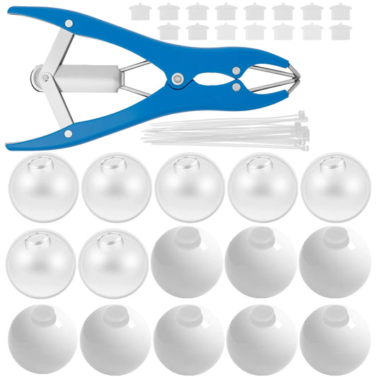 10/15/20Pcs DIY Stress Ball Kit Make Your Own Stress Toy Blank Pressure Ball Skin DIY Kit with Expander Tool for Adults Beginner by PDG ibma