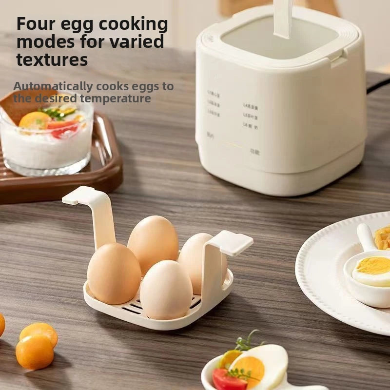Electric Egg Cooker Multi-Functional Household Egg Cooker High Capacity Soft Medium Hard-Boiled Egg Cooker Egg Custard Steamer