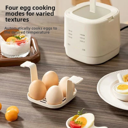Electric Egg Cooker Multi-Functional Household Egg Cooker High Capacity Soft Medium Hard-Boiled Egg Cooker Egg Custard Steamer
