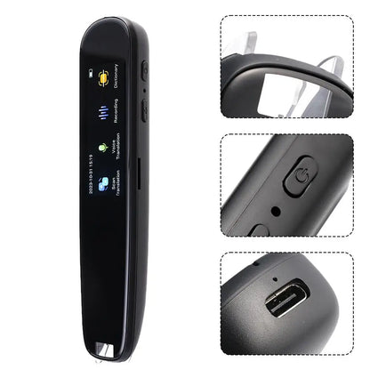 Portable Scanner Mini Handheld Document A4 Book Scanner for JPG PDF Format 300/600/900 DPI Scan Reader Pen Languages Translation