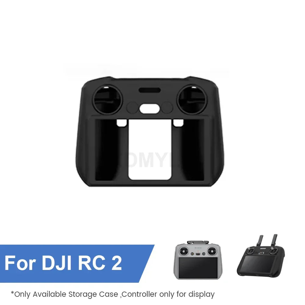 Silicone Case Protective Cover for DJI Mini 3/Mini 4/Mini 5 Pro/Flip/AIR 3S/Mavic 3/4 Pro/Neo/RC/RC 2 Remote Control Accessories