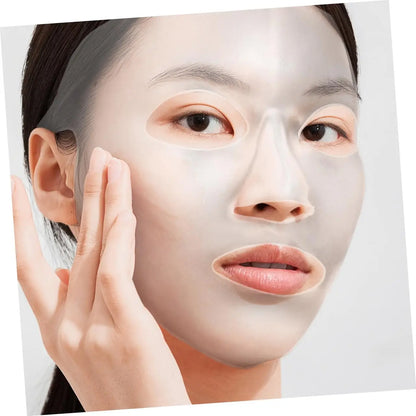 3D Silicone Face Mask Cover Reusable Face Mask Holder for Sheet Masks Moisturizing Facial Mask Cover Prevent Evaporation Beauty