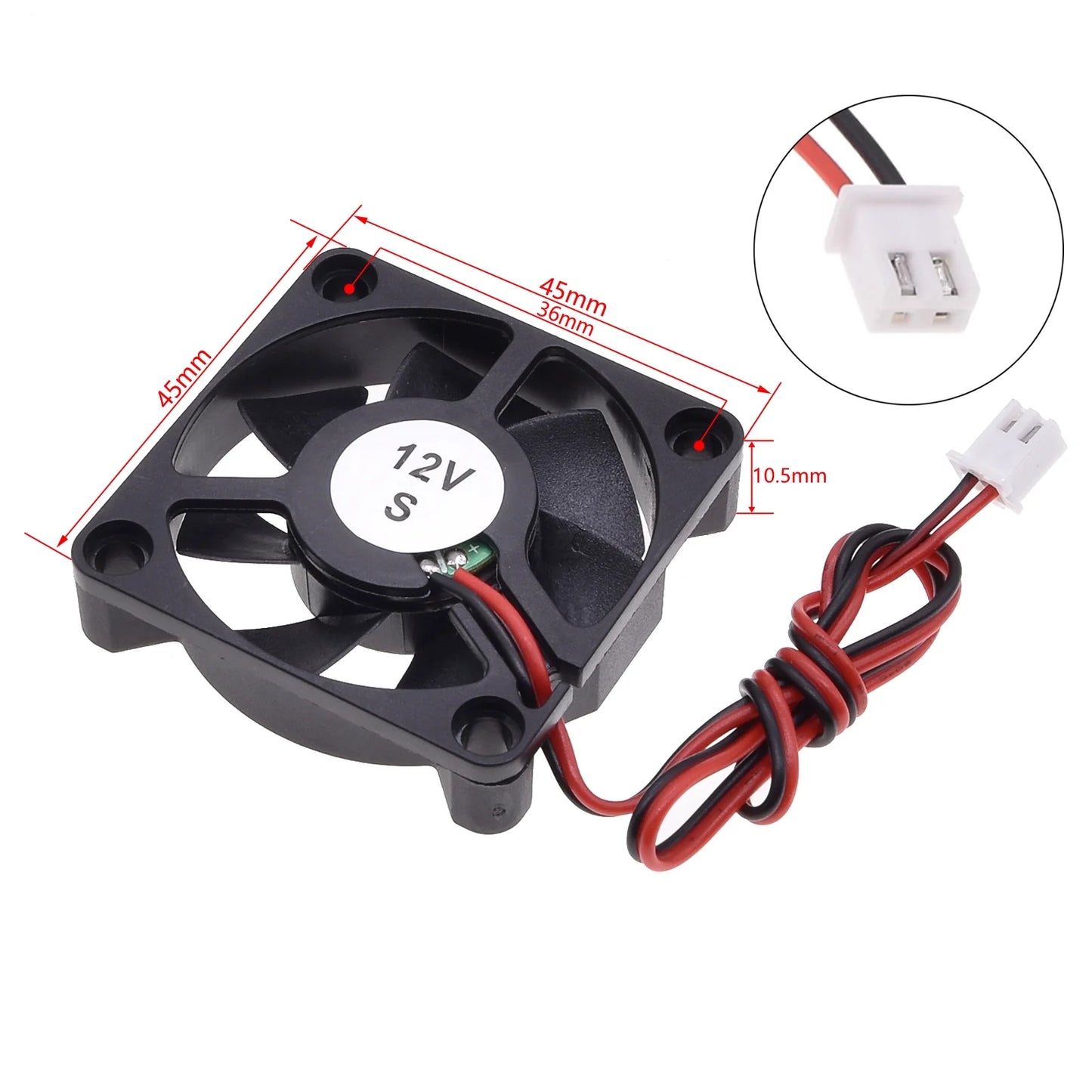 Silent DC12V Brushless Oil Content Cooling fan，for Power Supply Toy Chassis Multiple Sizes Available 2 3 4 5 6 7 8 9CM Silent