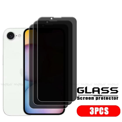 4Pcs For iPhone 16e Glass iPhone 16e Tempered Glass Privacy Anti-Spy HD 9H Cover Phone Screen Protector For iPhone 16e iPhone16e