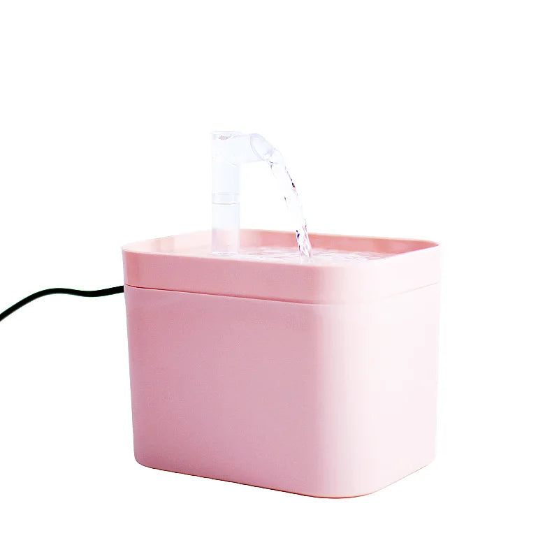 1000ml Automatic Pet Water Fountain Transparent USB Power Cat Water Dispenser for Indoor Dog and Cat Water Feeding Supplies