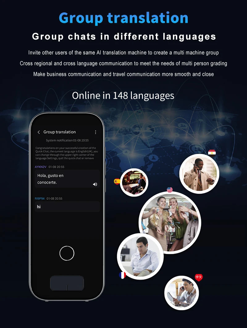 Scan Translation Machine Support 148 Language Translator Device AI Translator With ChatGPT Translator offlin Translation Tourism