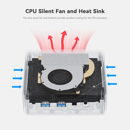 Beelink Mini S13 Intel Twin Lake N150 S12 Pro N100 16G 500G Windows 11 Mini S 11th N5095 DDR4 8GB 128GB Desktop Computer N95