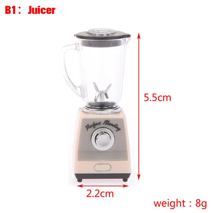 1PC Dollhouse 1/12 Scale Mini Bread Machine Miniature Kitchen Access Toaster Home Decoration Spoon Shovel Cookware Model