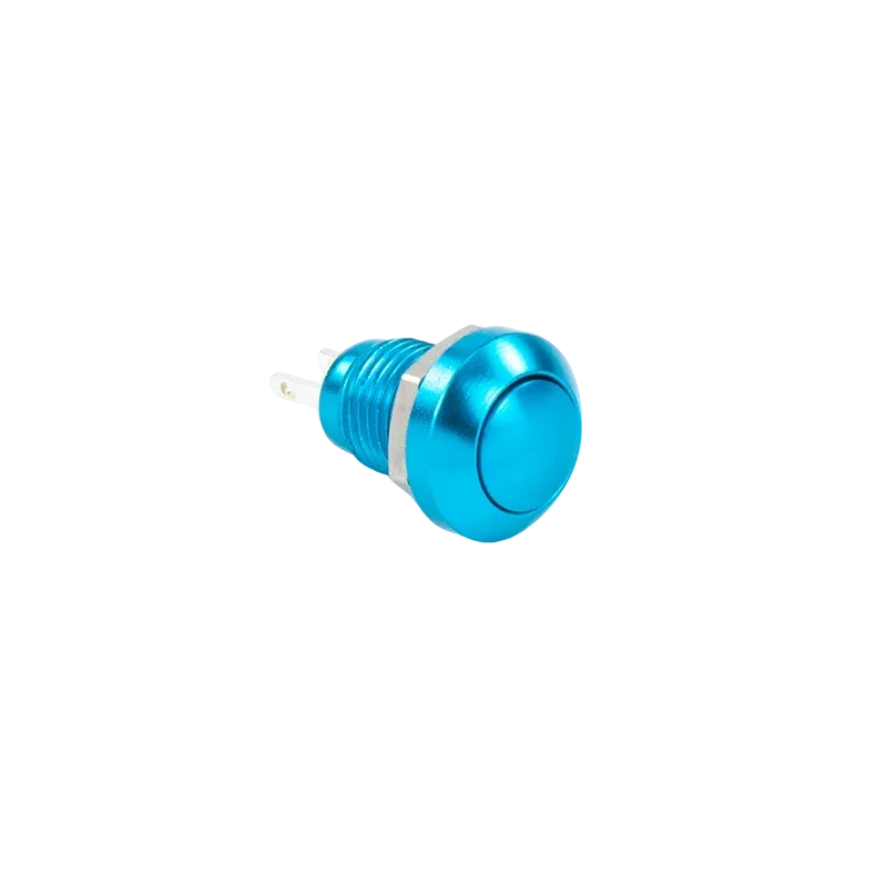 8mm 10mm metal button mini small switch dustproof self resetting point action ball head circular micro start solder foot 3-24V