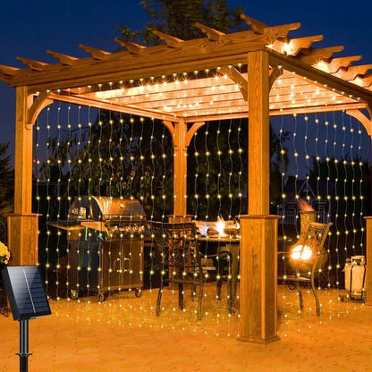 Christmas Lights LED Fairy String Curtain Lights 8 Mode Remote USB Festoon Christmas Decor For Home Holiday New Year Lamp