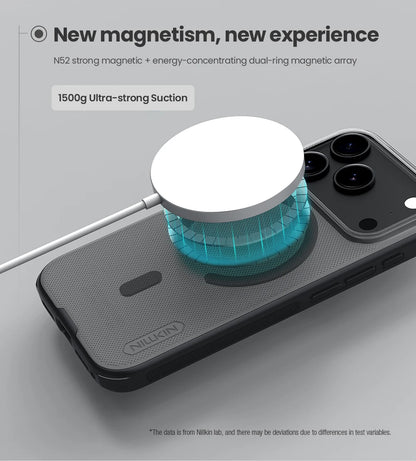 Nillkin For iPhone 17 Pro Max MagSafe Case Frosted Shield Magnetic Case Shockproof Back Cover For iPhone 17 Pro / 17 / Air
