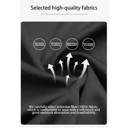 2026 Men's Quick-Drying Casual Sports T-Shirt Breathable Comfortable Adult & Children's Short-Sleeved Training Set
