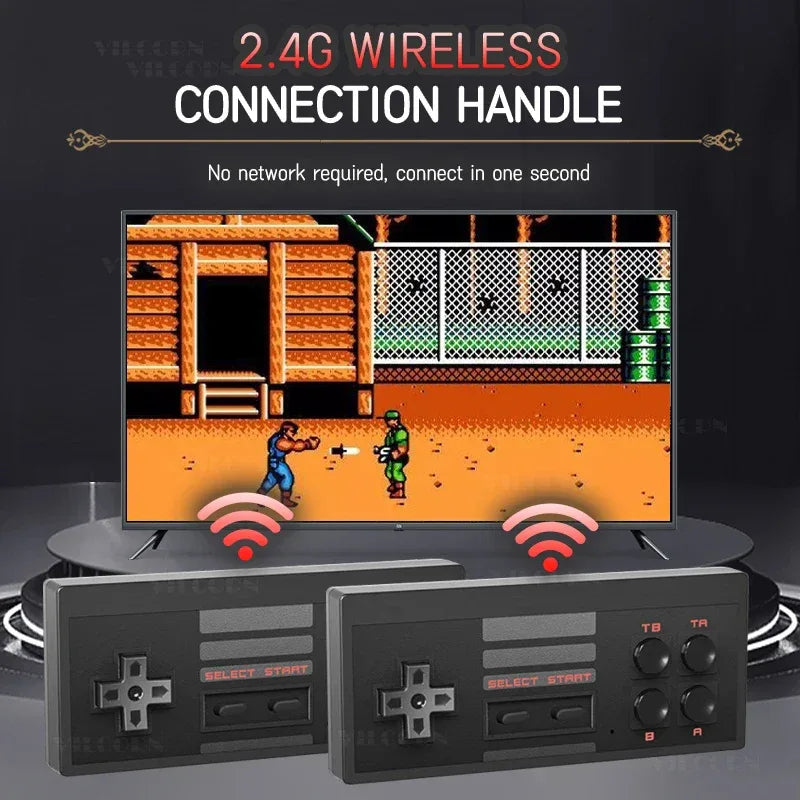 8 Bit Mini Game Console Game Stick AV Output Video Game Console 620 Games for NES/Dendy/Gameboy With Wireless Game Controller