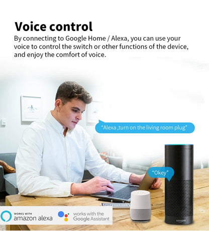 UK Zigbee Smart Plug with Energy Monitoring|Tuya Smart Life App Remote Control|Timer, Supports Alexa & Assistant|Device Sharing