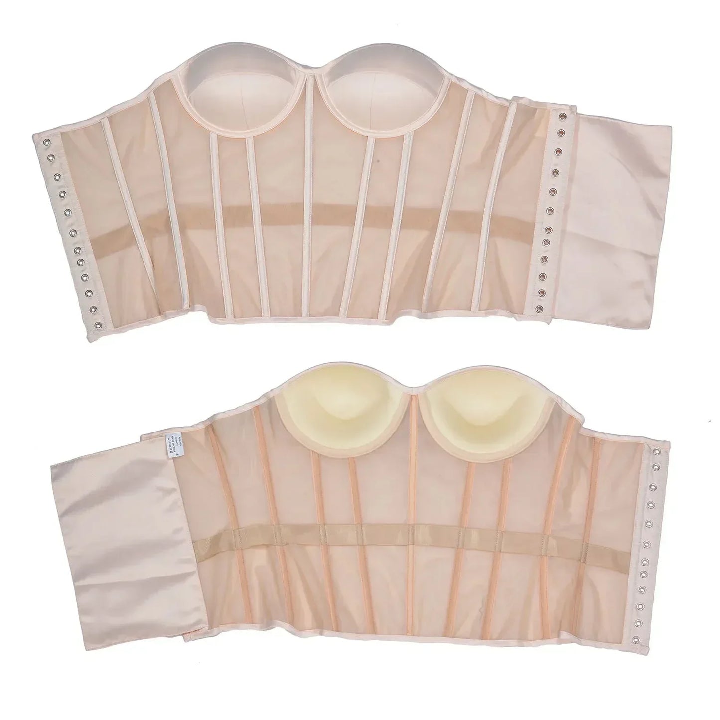 Sexy Thin Body Shaper Underwear Corset Waist Trainer Lingerie Lace Corsets Perspective Mesh Shapewear Women Fashion Clothes Faja