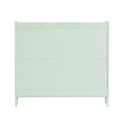 SoBuy FSR100 4 flap shoe rack 8 shelf surface shoe cabinet narrow shoe chest of drawers shoe shelf