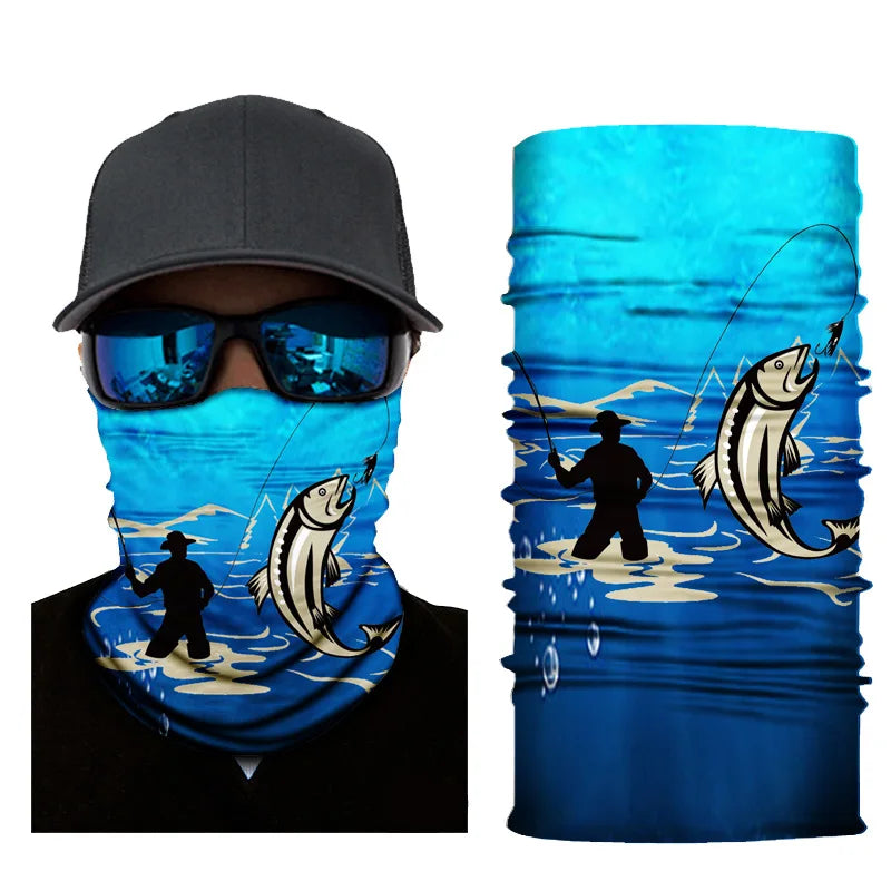 UV Protection Face Mask Neck Gaiter Windproof Scarf Sunscreen Breathable Bandana Balaclava for Sport Outdoor Running Motorcycle