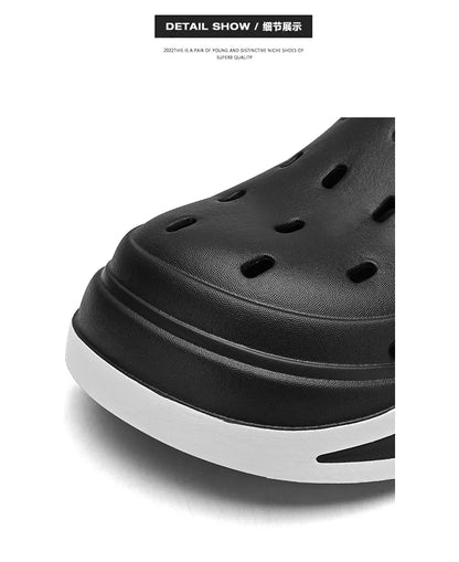 New Breathable sandals For Women Men Summer EVA Garden Clogs Shoes Outdoor Holes Beach Slippers Comfortable House Slides