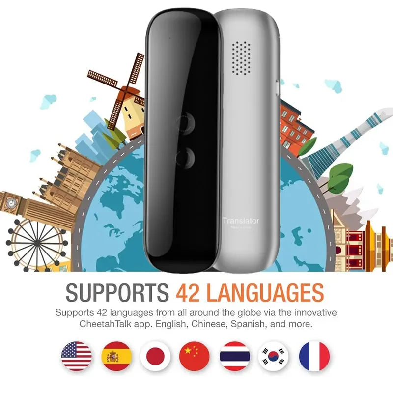 Voice Translate 144 Language APP Bluetooth Multi Languages Instant Translated Wireless Real Time Translator for Traveling Learn