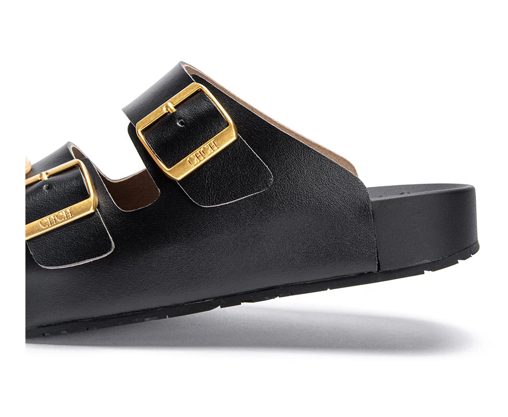 New Summer Beach Soft base massage Slippers Casual Double Buckle Non-slip Clogs Slides Women Men Slip on Flip Flop Shoe