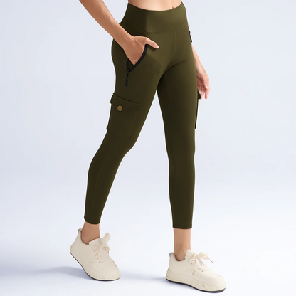 1/3 PCS Washed Print Work Pocket Women Leggings Elastic Butt Lifting Fitness Tights 2025 New Athletic Pants Fashion Streetwear