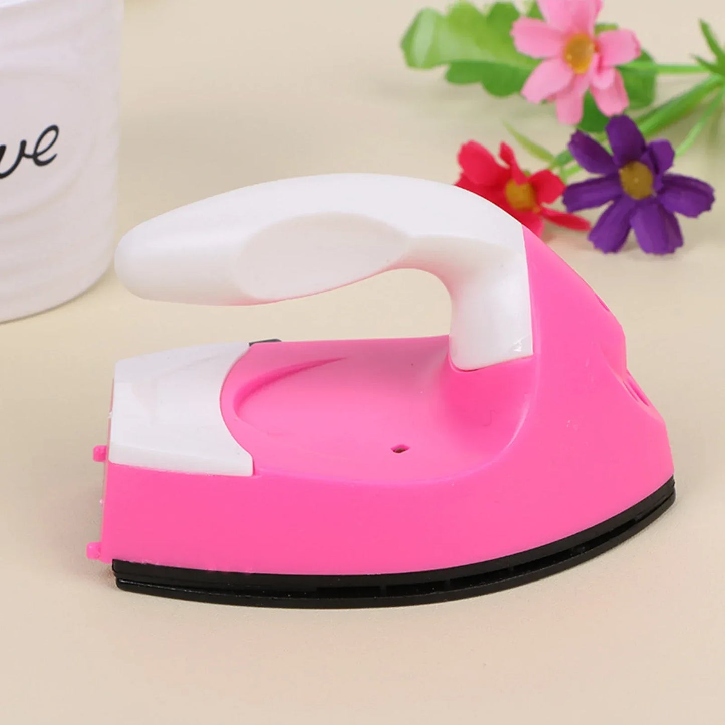 Garment Iron Mini Handheld Garment Iron Non-Stick Portable Electronic Iron for DIY Art and Craft with US Plug Mini Garment Iron