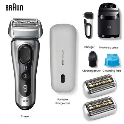 Braun Electric Shaver S9 Reciprocating Razor Rechargeable Men's Shaving Machine Wet Dry Double Use Floating Head Hair Cutting Ma
