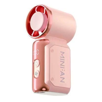 Mini handheld fan, portable small electric fan, USB charging portable pocket fan, suitable for outdoor, travel, and office use