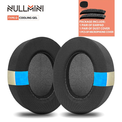 Nullmini Cooling Gel Earpads for Turtle Beach Elite Atlas Aero Headphones Replacement Cushion Sleeve Earmuffs