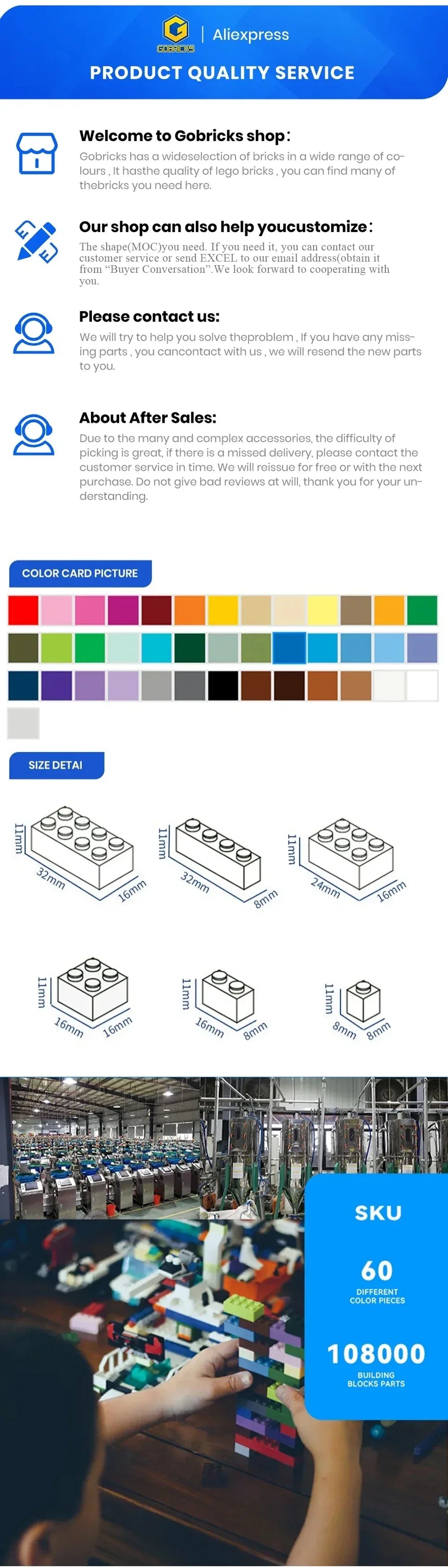 Gobricks 10PCS 41765 Bricks Wedge Curved Inverted 6 x 2 Parts Left Compatible MOC Building Block Adult Kids DIY Education Model