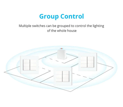 Zemismart Zigbee Interrupter 1 2 3 4 6 Gangs Light Switch Brazilian Wall switches Work with Tuya Smart Life Alexa Google Home