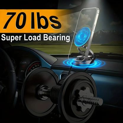 Magnetic Car Phone Holder 360° Rotatable Strong Magnet Stand Portable Mount Universal Suction Cup Phone Mount for MagSafe