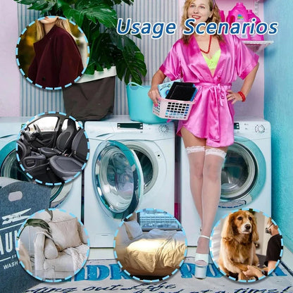 Essential pet hair remover for laundry, reusable stickers, cat hair remover, pet fur gripper, cleaning tool, washing machine