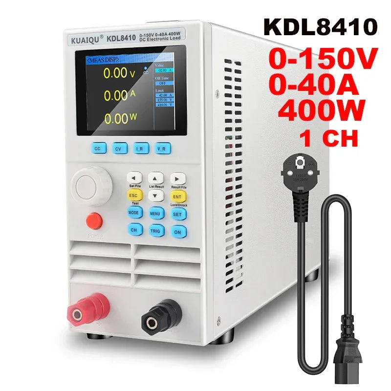 Programmable DC Electronic Load 150V 40A 400W Digital Battery Capacity Tester Electronic Load Meter Aging Instrument ET5410A+
